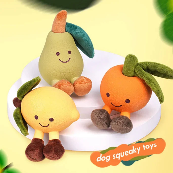 FruitFun – Squeaky Dog Toy in a Fruit Design