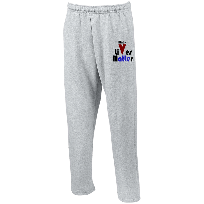 G123 Open Bottom Sweatpants with Pockets