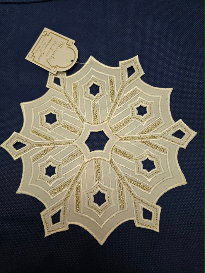 German Doily 9 Inch Snowflake Design