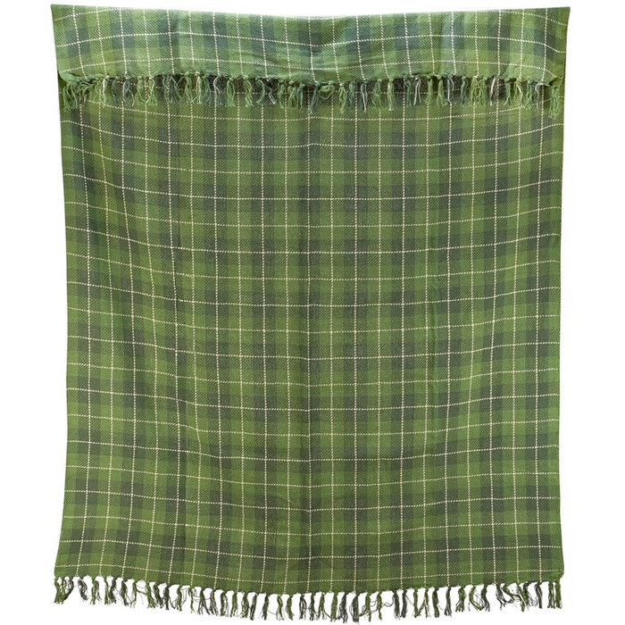 Green Tartan- Throw