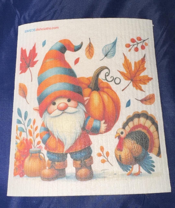 Harvest Gnome Swedish Towel