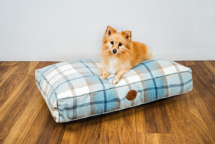 Highland Bluebell Heritage Lounger Cushion - for dogs Snug and Cosy Pets