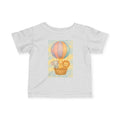 Infant Tee - Baby Animal Adventure Hot Air Balloon