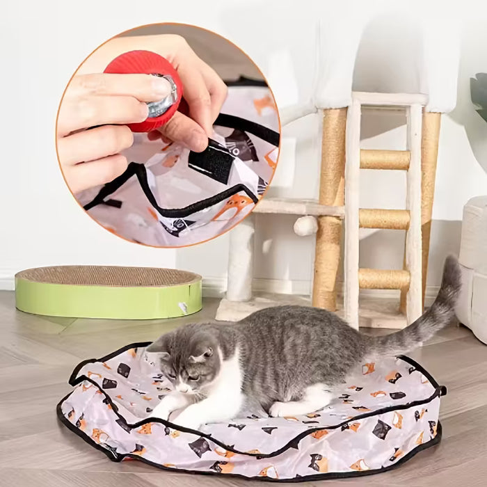 Interactive Cat Ball with Hide-and-Seek Feature