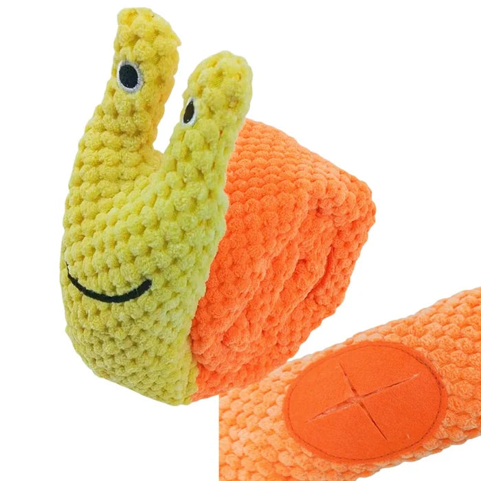 Interactive Snail Puzzle Feeder Toy for Dogs