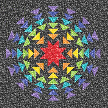 Kit  Radiant Throw Quilt by Patrick Lose Studios