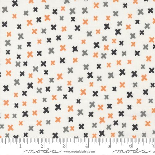 Late October Vanilla and Multicolored X's 55591-11