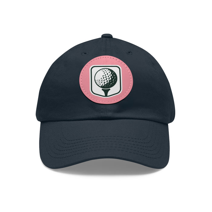 Navy / Pink patch / Circle / One size