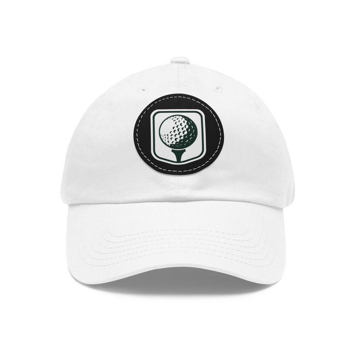 White / Black patch / Circle / One size