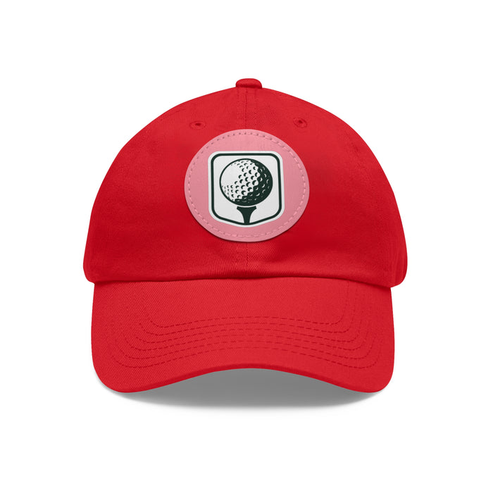 Leather Patch Golf Hat – Premium Adjustable Cap for Golfers & Outdoor Enthusiasts
