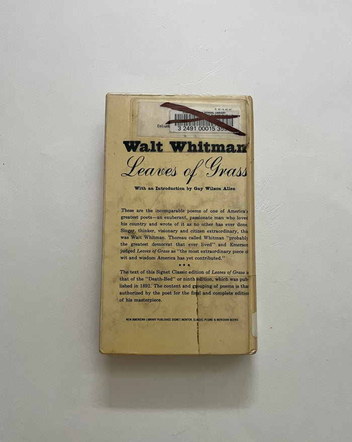 Leaves of Grass by Walt Whitman