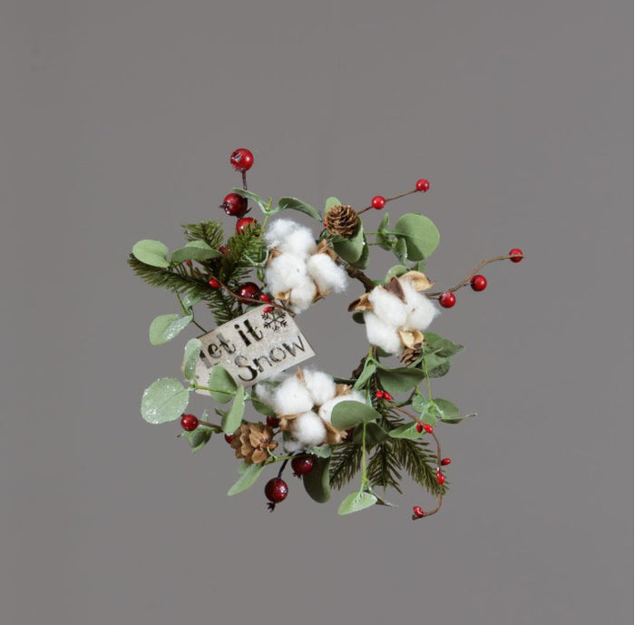 Let it Snow- Candle Ring