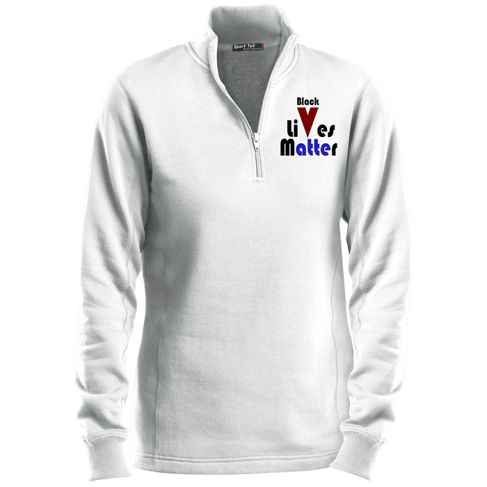LST253 Ladies' 1/4 Zip Sweatshirt