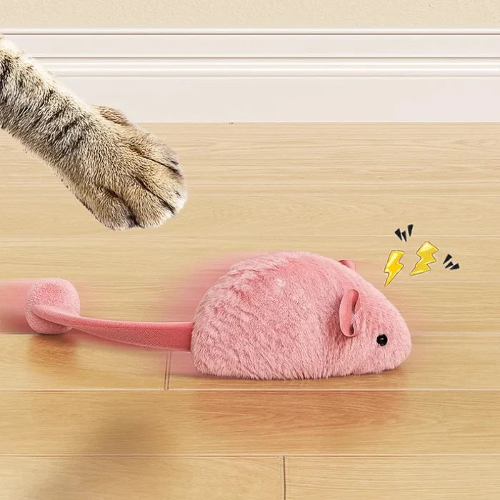 LumoMouse Interactive Plush Cat Toy