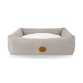 Lush Mink Charcoal Reversible Dog Bed - Dog Bed for dogs Snug and Cosy Pets
