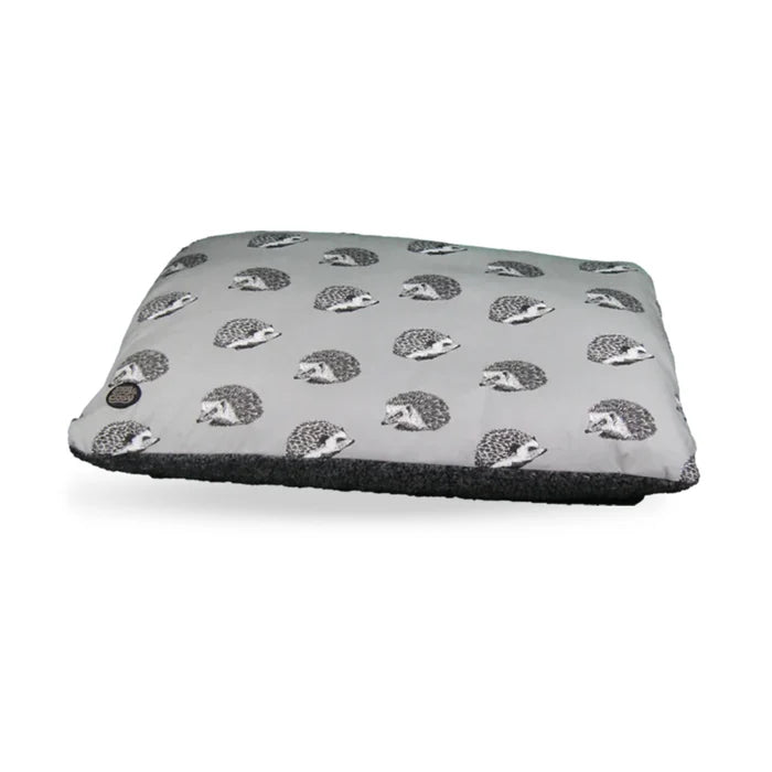 Luxury Hedgehog Print Pet Lounger - Stylish Comfort for Dogs & Cats - Dog Lounger for dogs Snug and Cosy Pets