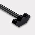 Made to Measure Brass Stair Runner Rod with No Finial in Black