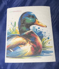 Mallard Duck Head Swedish Towel