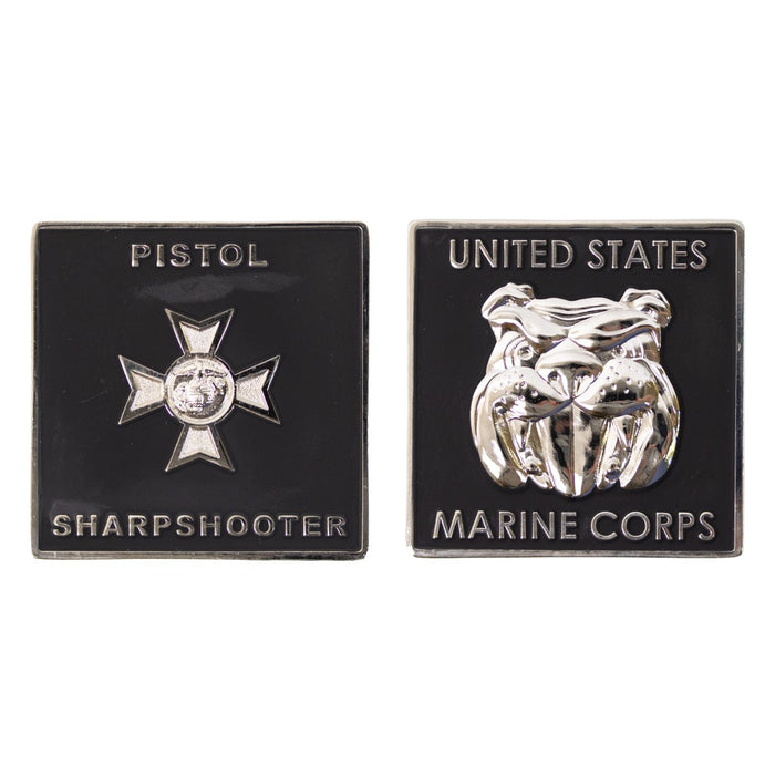 Marine Corps Coin: Pistol Sharpshooter 1.75"