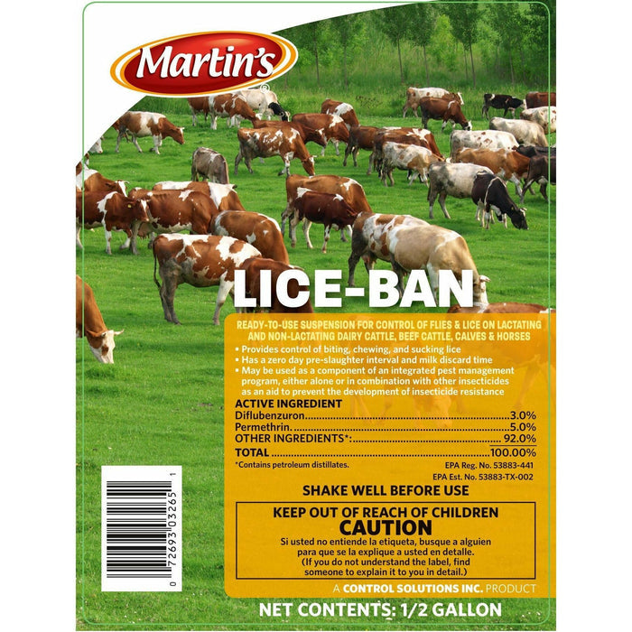 Martin's Lice Ban 1/2 Gallon - Seed World