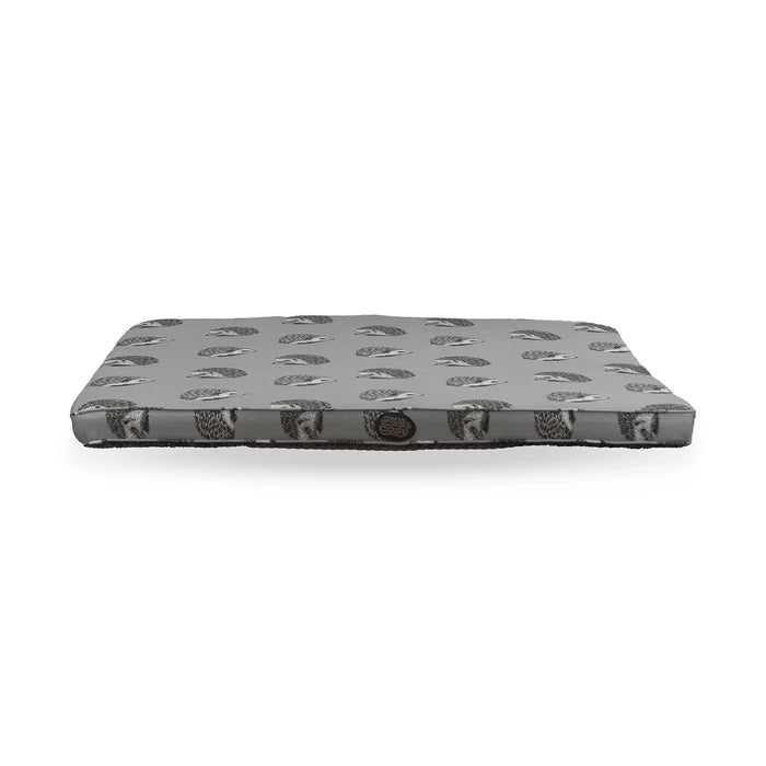 Memory Foam Lounger - Hedgehog Print - for dogs Snug and Cosy Pets
