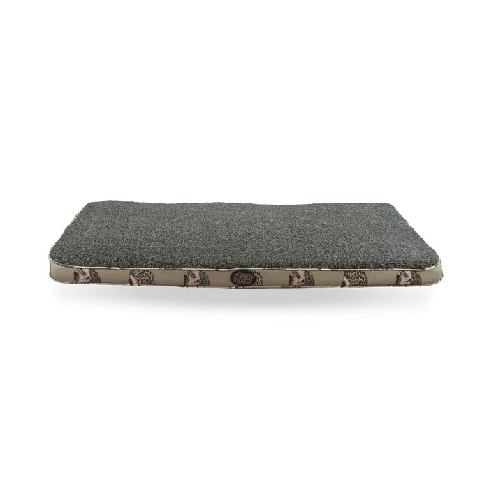 Memory Foam Lounger - Hedgehog Print - for dogs Snug and Cosy Pets