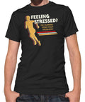 Men's Feeling Stressed? Try Running from Your Problems T-Shirt