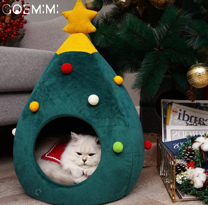 MerryPaws Christmas Tree Pet Bed