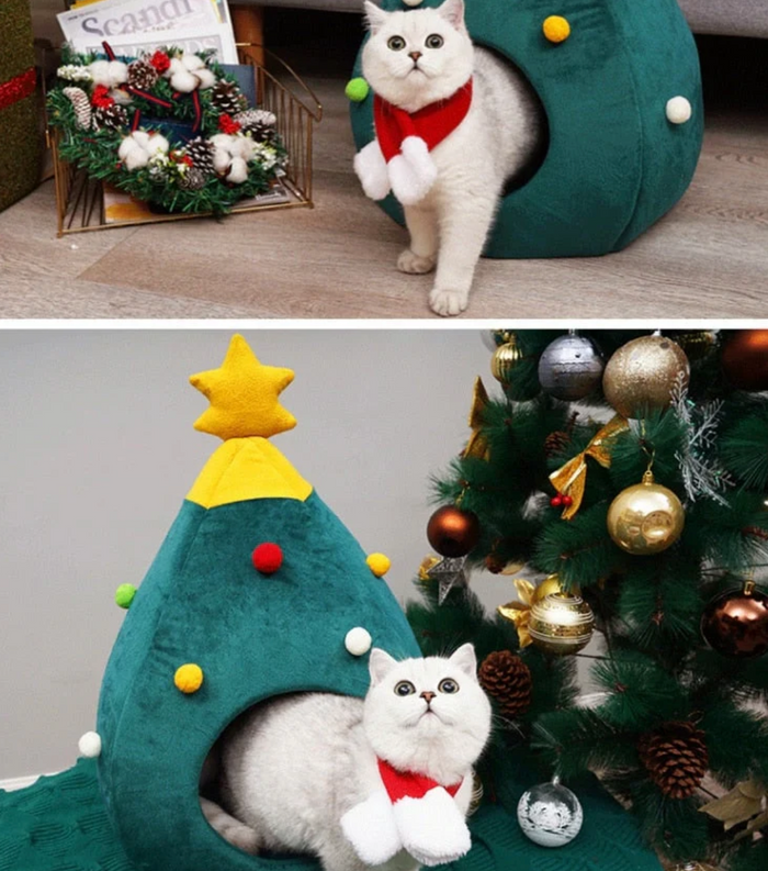 MerryPaws Christmas Tree Pet Bed
