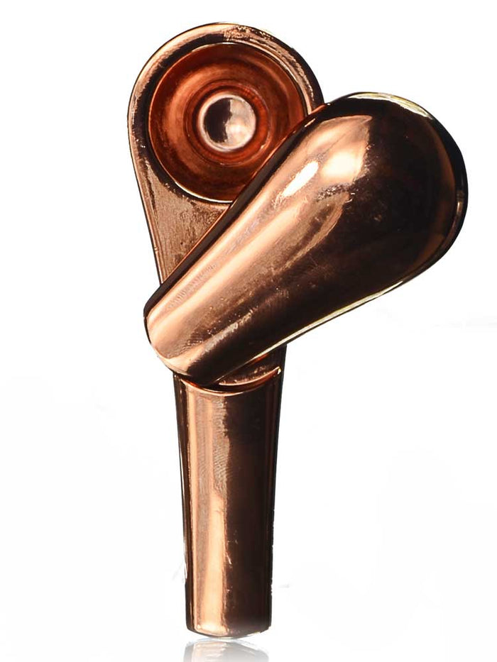 Metal Spoon Pipe with Magnetic Lid