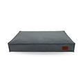 Monza Faux Leather Dog Lounger – Blue & Grey | Snug and Cosy Pets - Dog Beds & Loungers for dogs Snug and Cosy Pets