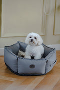 Monza Faux Leather Hexagon Dog Bed – Luxurious Comfort for Your Dog - Dog Bed for dogs Snug and Cosy Pets