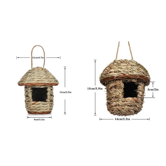 Natural Straw Breeding Nest