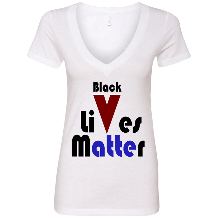 NL6640 Ladies' Deep V-Neck T-Shirt