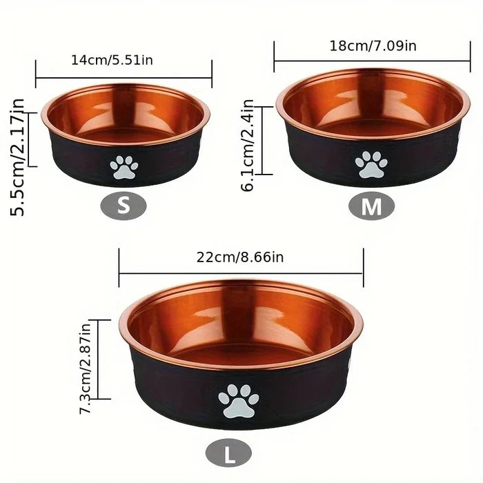 Non-Slip Stainless Steel Bowl