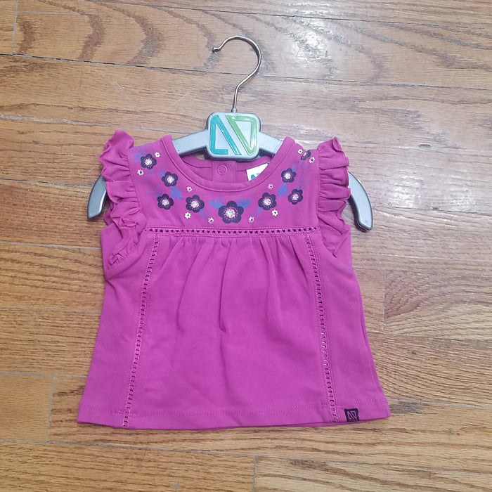 Noruk Fuchsia Floral Tank Top