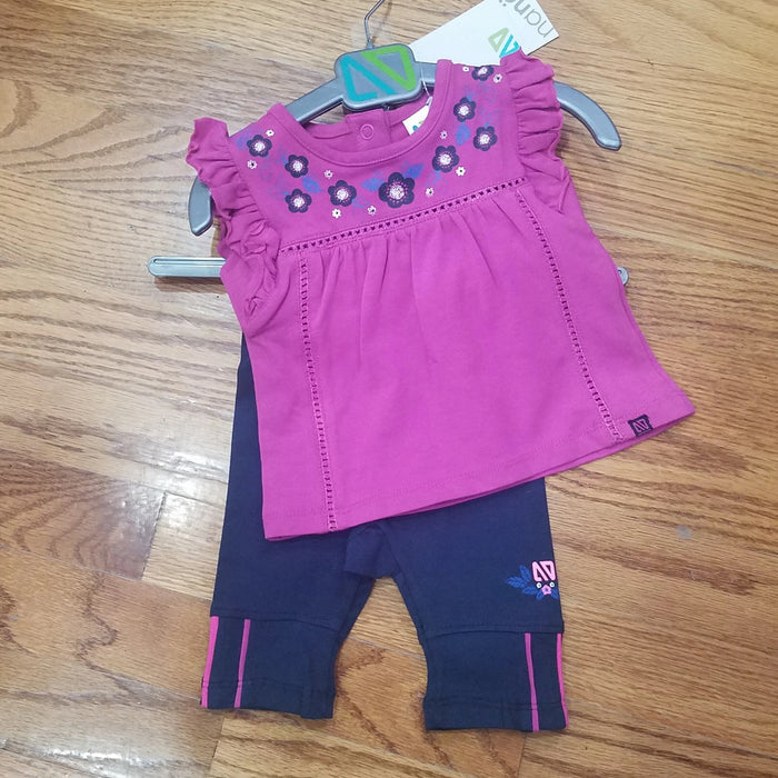Noruk Fuchsia Floral Tank Top