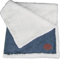 Novara Fleece Lined Pet Blanket – Brown Grey - Pet Blankets for dogs Snug and Cosy Pets