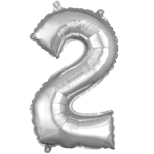 Number 2 Silver 40in – 1 piece