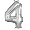 Number 4 Silver 40in – 1 piece
