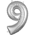 Number 9 Silver 40in – 1 piece