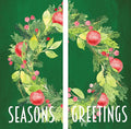 Ornament Wreath Double Vinyl Banner Set Dekra-Lite