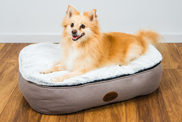 Oval Faux Fur (Cover Only) - Ultimate Comfort for Your Dog - for dogs Snug and Cosy Pets