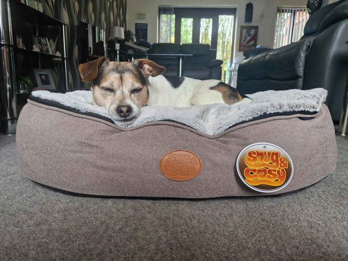 Oval Faux Fur (Cover Only) - Ultimate Comfort for Your Dog - for dogs Snug and Cosy Pets