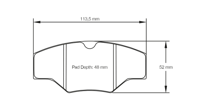Pagid Brake Pad Set E1265 RST5