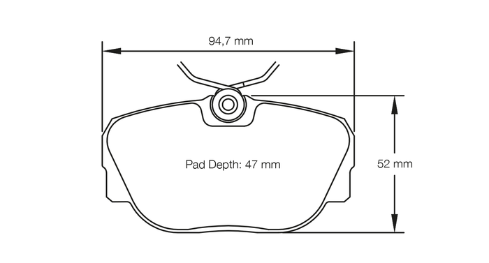 Pagid Brake Pad Set E1544 RS44
