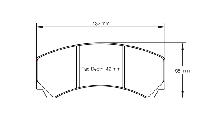 Pagid Brake Pad Set E2126 RS44