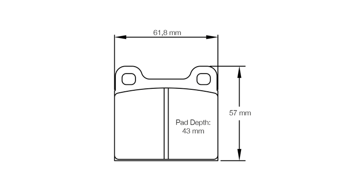 Pagid Brake Pad Set E4304 RSH29E