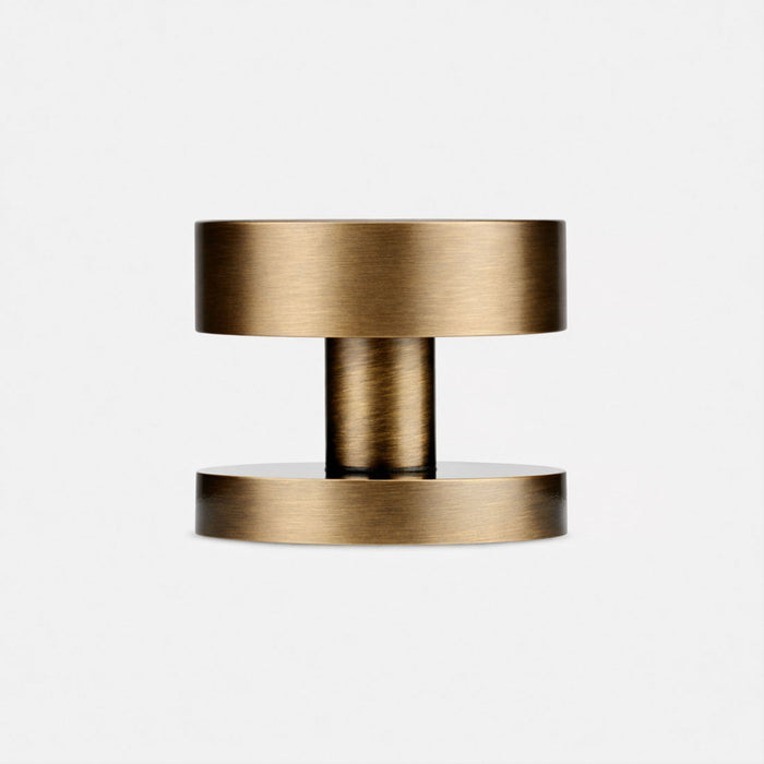 Paintable Mortice Door Knobs in Antique – product view 2