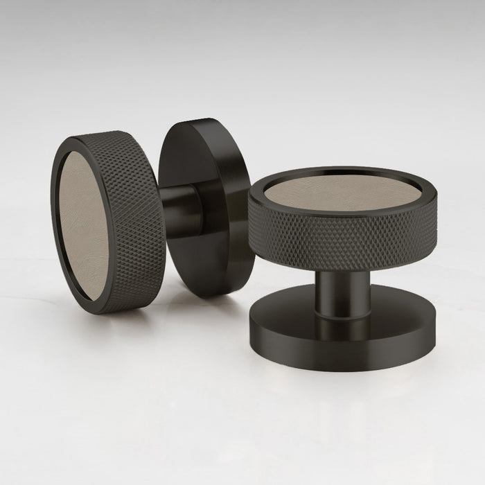 Paintable Mortice Door Knobs in Black – product view 4